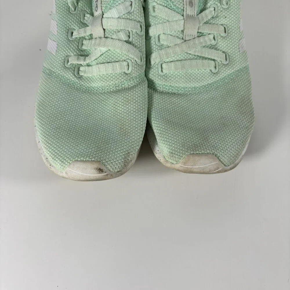 adidas Cloudfoam Pure Ice Mint/Cloud White Women's Mesh Cushioned Sneaker sz 8